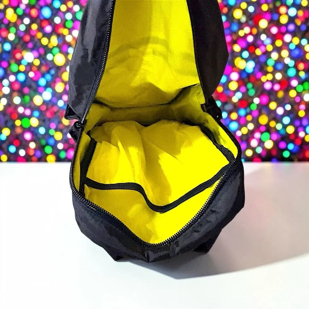 Topo Designs Light Pack Black Backpack With Yellow Interior NWT